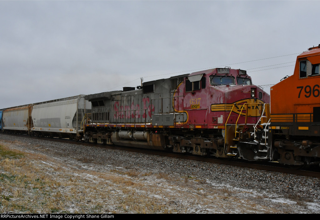 BNSF 637 Roster shot.